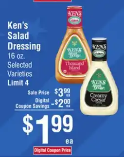 Smart & Final Ken's Salad Dressing offer
