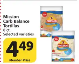 Vons Mission Carb Balance Tortillas offer