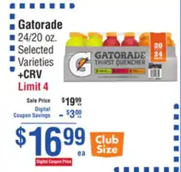 Smart & Final Gatorade offer