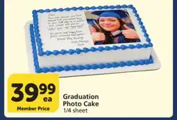 Vons Graduation Photo Cake offer