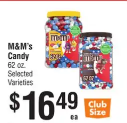Smart & Final M&M's Candy offer