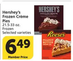 Vons Hershey's Frozen Crème Pies offer