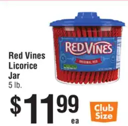 Smart & Final Red Vines Licorice Jar offer