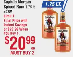 Smart & Final Captain Morgan Spiced Rum offer