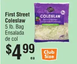 Smart & Final First Street Coleslaw offer