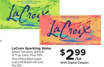 Ralphs LaCroix Sparkling Water offer