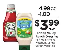 Ralphs Hidden Valley Ranch Dressing offer