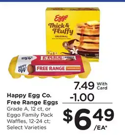 Ralphs Happy Egg Co. Free Range Eggs offer