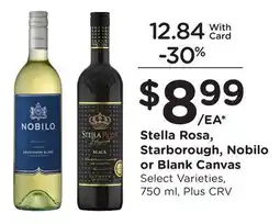 Ralphs Stella Rosa, Starborough, Nobilo or Blank Canvas offer