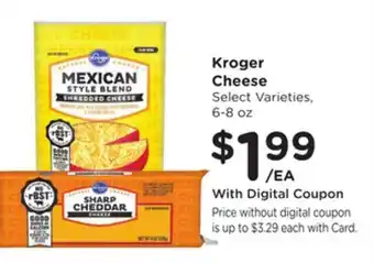 Ralphs Kroger Cheese offer