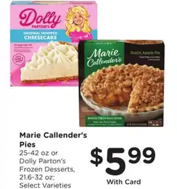 Ralphs Marie Callender's Pies offer