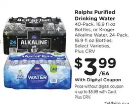 Ralphs Ralphs Purified Drinking Water offer