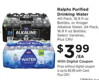 Ralphs Ralphs Purified Drinking Water offer