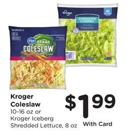 Ralphs Kroger Coleslaw offer