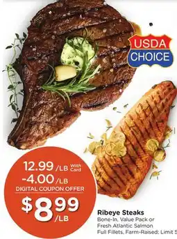 Ralphs Ribeye Steaks offer