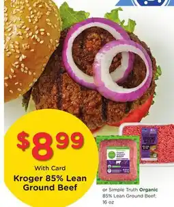 Ralphs Kroger 85% Lean Ground Beef offer