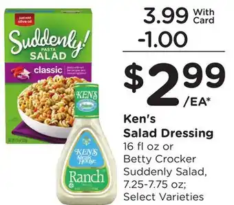 Ralphs Ken's Salad Dressing offer