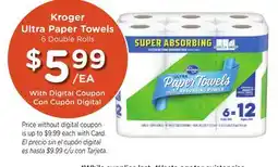Ralphs Kroger Ultra Paper Towels offer