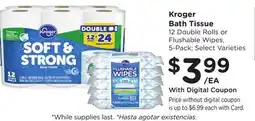 Ralphs Kroger Bath Tissue offer
