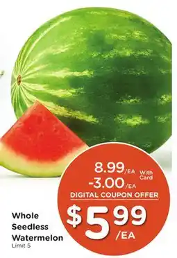 Ralphs Whole Seedless Watermelon offer