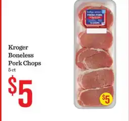 Mariano's Kroger Boneless Pork Chops offer