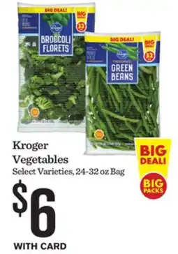 Mariano's Kroger Vegetables offer