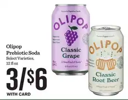 Mariano's Olipop Prebiotic Soda offer