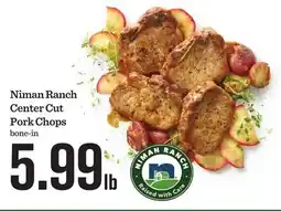 Mariano's Niman Ranch Center Cut Pork Chops offer