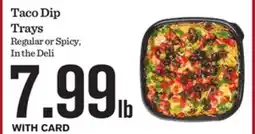 Mariano's Taco Dip Trays offer