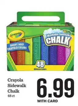 Mariano's Crayola Sidewalk Chalk offer