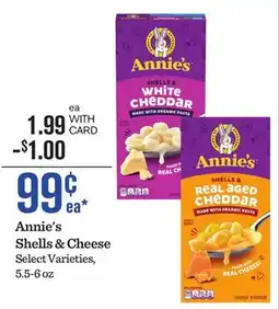 Mariano's Annie's Shells & Cheese offer