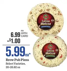 Mariano's Brew Pub Pizza offer