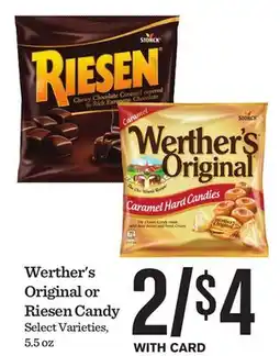 Mariano's Werther's Original or Riesen Candy offer