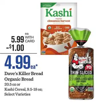 Mariano's Dave's Killer Bread Organic Bread offer