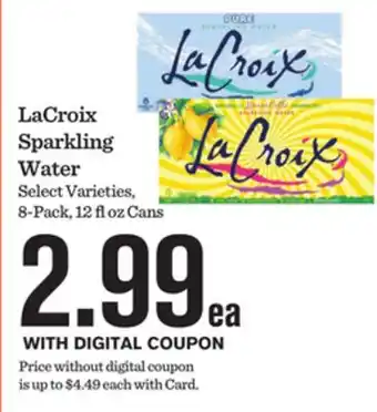 Mariano's LaCroix Sparkling Water offer