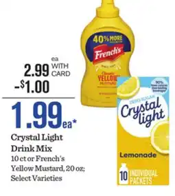Mariano's Crystal Light Drink Mix offer