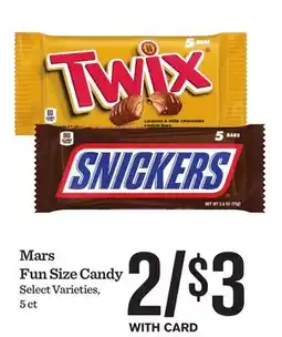 Mariano's Mars Fun Size Candy offer