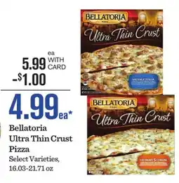 Mariano's Bellatoria Ultra Thin Crust Pizza offer