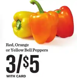 Mariano's Red, Orange or Yellow Bell Peppers offer
