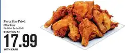 Mariano's Party Size Fried Chicken offer