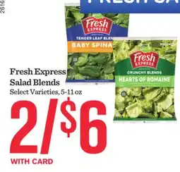 Mariano's Fresh Express Salad Blends offer