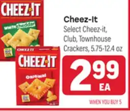 Tony’s Fresh Market Cheez-It offer