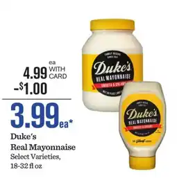 Mariano's Duke's Real Mayonnaise offer