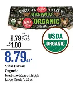 Mariano's Vital Farms Organic Pasture-Raised Eggs offer