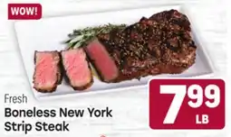 Tony’s Fresh Market Fresh Boneless New York Strip Steak offer