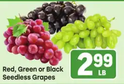 Tony’s Fresh Market Red, Green or Black Seedless Grapes offer