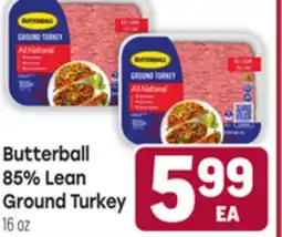 Tony’s Fresh Market Butterball 85% Lean Ground Turkey offer