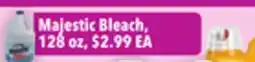 Tony’s Fresh Market Majestic Bleach offer