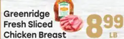 Tony’s Fresh Market Greenridge Fresh Sliced Chicken Breast offer