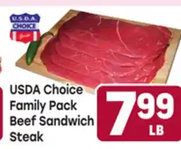 Tony’s Fresh Market USDA Choice Family Pack Beef Sandwich Steak offer